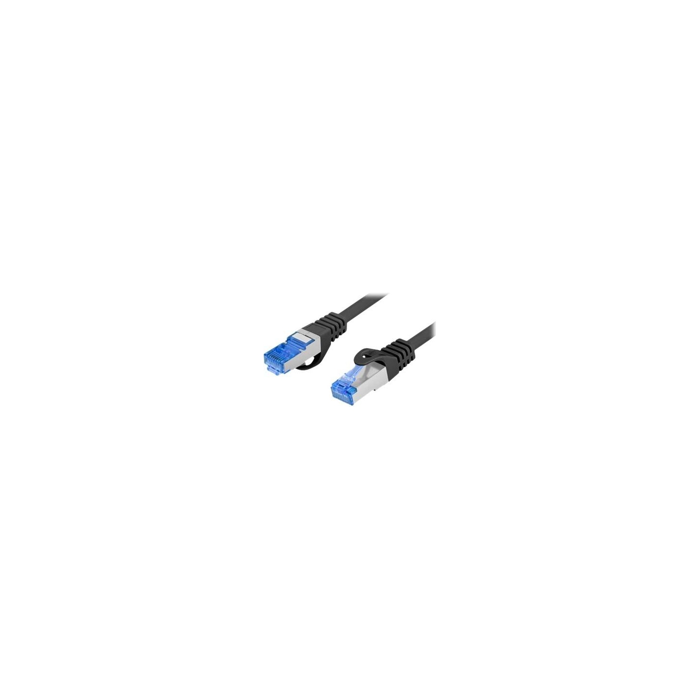 Lanberg | Patchcord Cat.6A S/FTP LSZH CCA | PCF6A-10CC-2000-BK | 20 m | Black