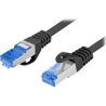 Lanberg | Patchcord Cat.6A S/FTP LSZH CCA | PCF6A-10CC-2000-BK | 20 m | Black
