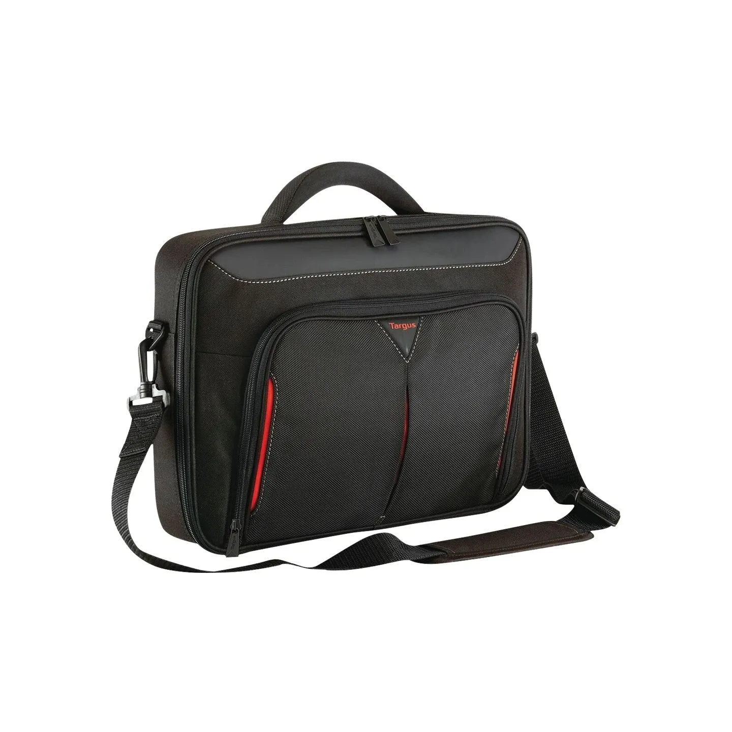 Targus | Classic | Fits up to size 14 " | Messenger - Briefcase | Black/Red | Shoulder strap