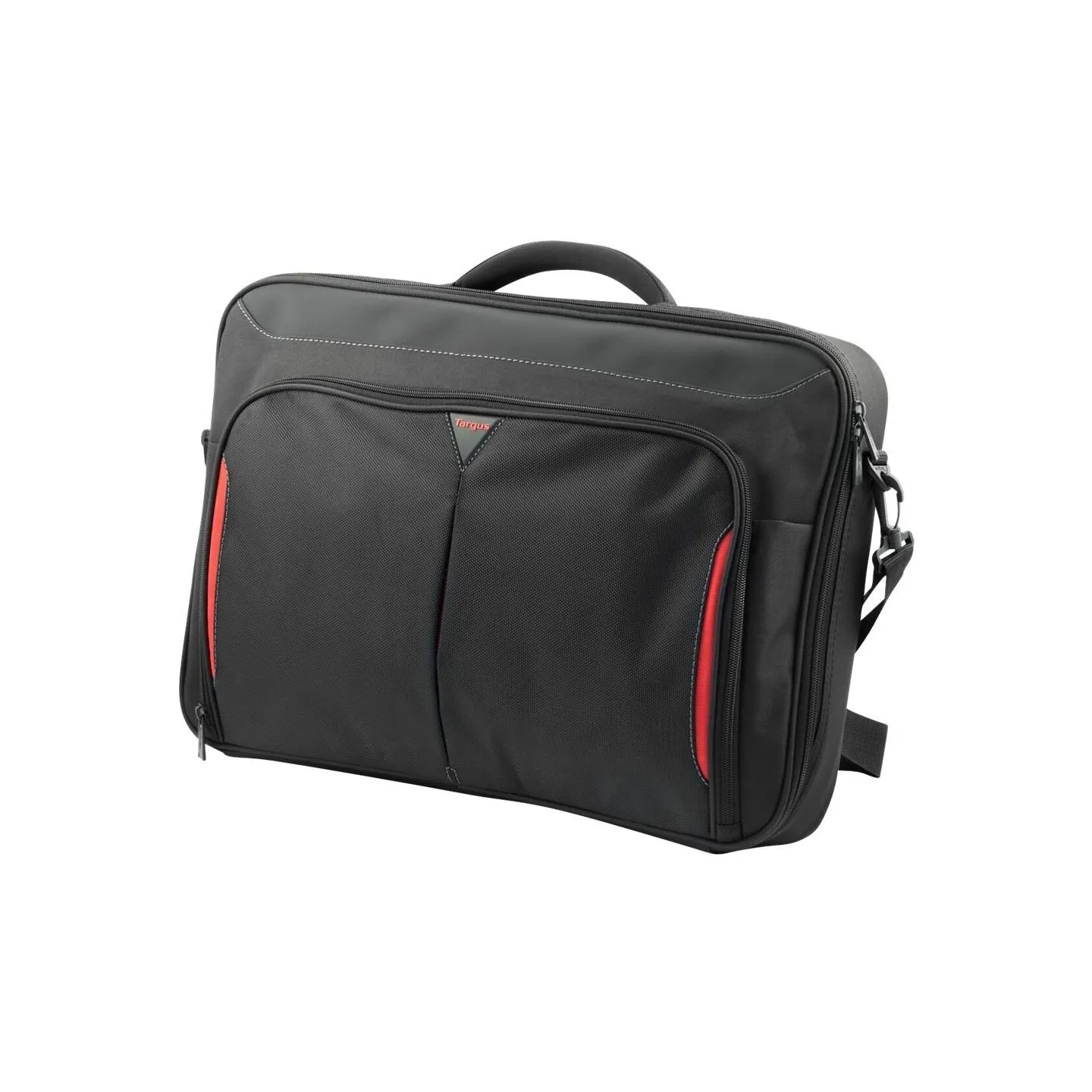 Targus | CN418EU | Clamshell Laptop Bag | Briefcase | Black/Red | 17-18 " | Shoulder strap