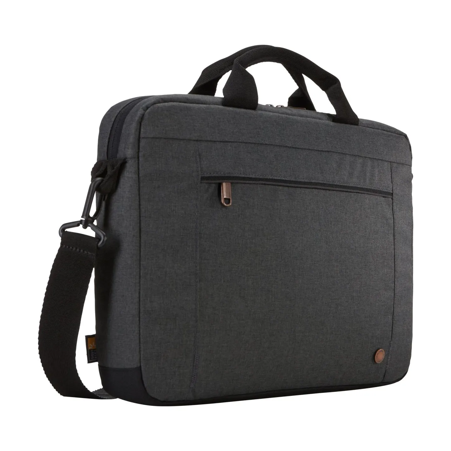 Case Logic | Era Attaché | Fits up to size 14 " | Messenger - Briefcase | Obsidian | Shoulder strap