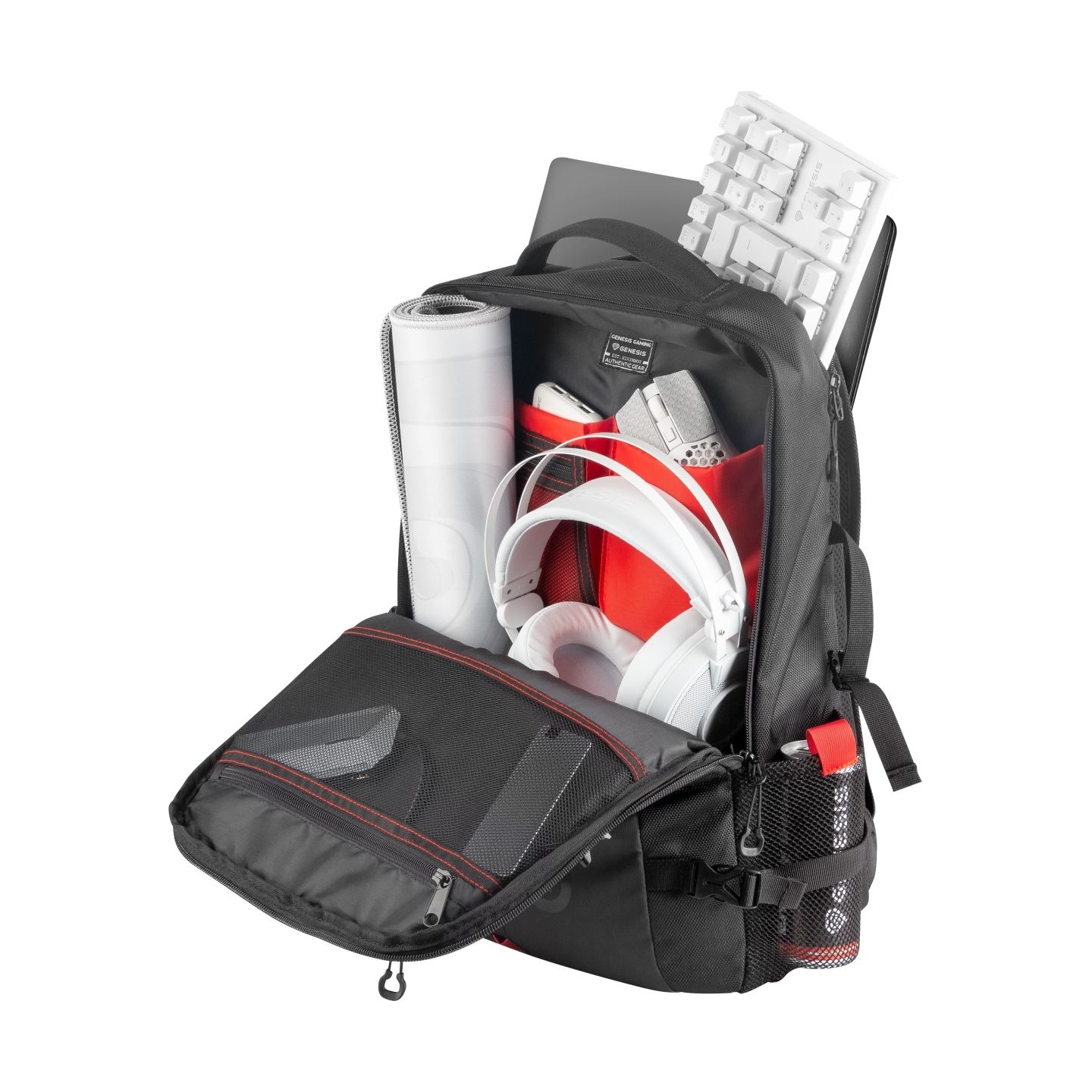 Genesis | Pallad 410 | Laptop Backpack | Backpack | Black | Shoulder strap