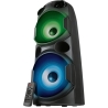 Sven PS-750 2x40W; LED display; TWS; FM radio; AUX; USB/SD-card support;Lighting; Microphone input (karaoke); Remote Control; Bu
