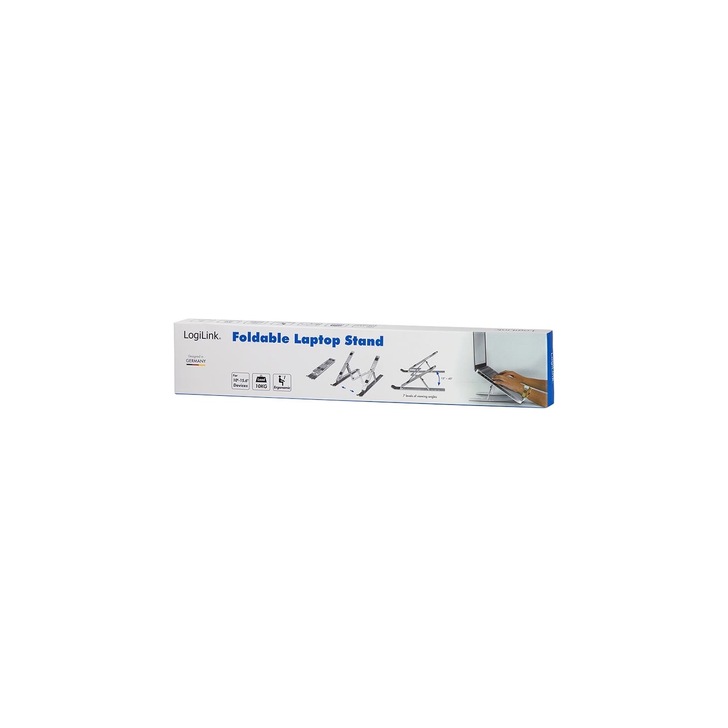 Logilink | AA0134 | Notebook stand, foldable | Notebook Stand | Silver | 10-16 "