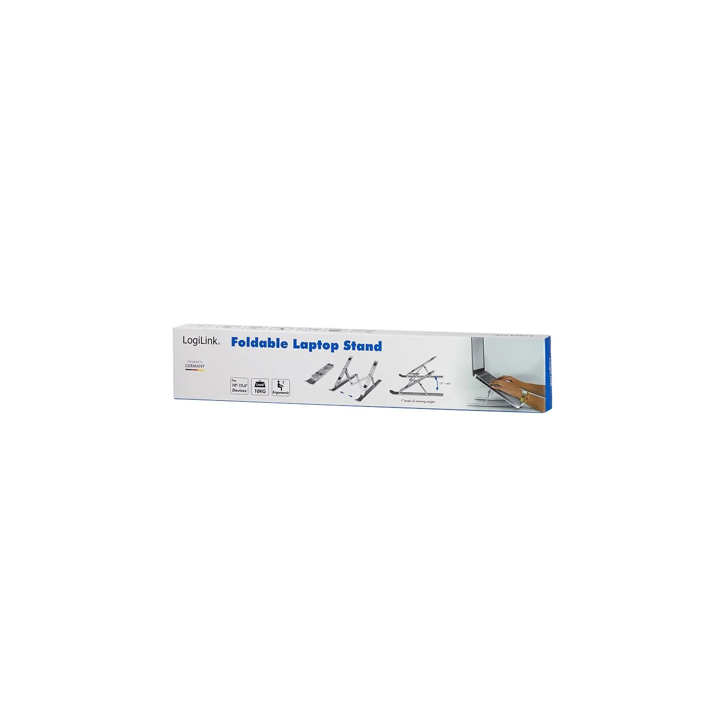 Logilink | AA0134 | Notebook stand, foldable | Notebook Stand | Silver | 10-16 "