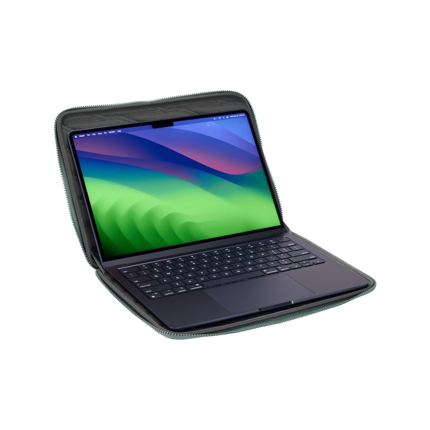 Thule Gauntlet | Fits up to size 14 " | MacBook Sleeve | Hazy green