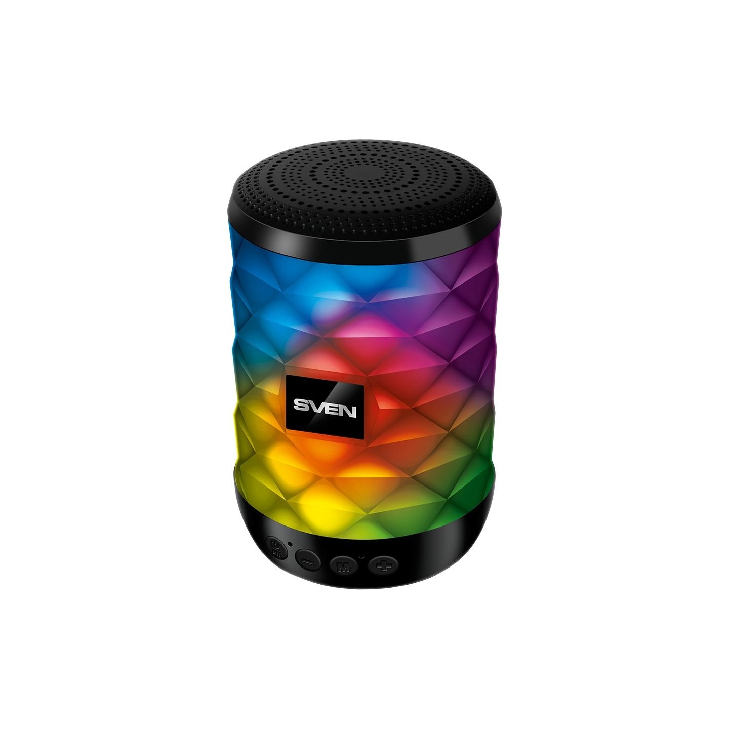 Sven Speaker SVEN PS-55, black (5W, TWS, Bluetooth, FM, USB, microSD, 600mA*h)