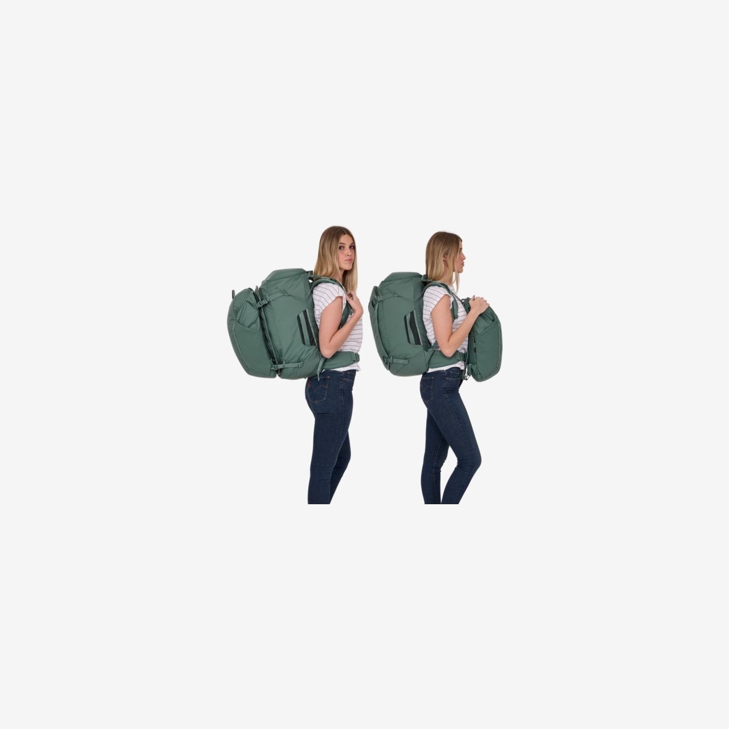 Thule Landmark, 60 L | Women's travel pack | Hazy Green