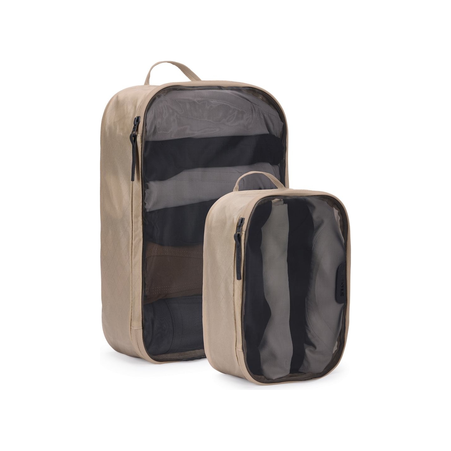 Thule Packing Cube Set, 1x Medium, 1x Small | Packing Cube | Gentle Beige