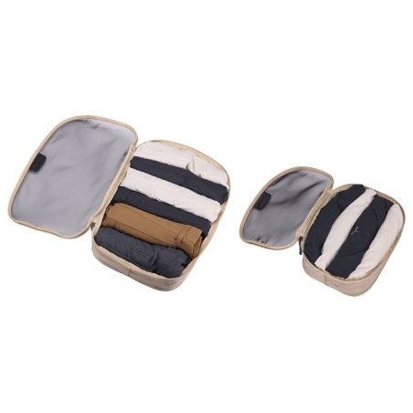 Thule Packing Cube Set, 1x Medium, 1x Small | Packing Cube | Gentle Beige
