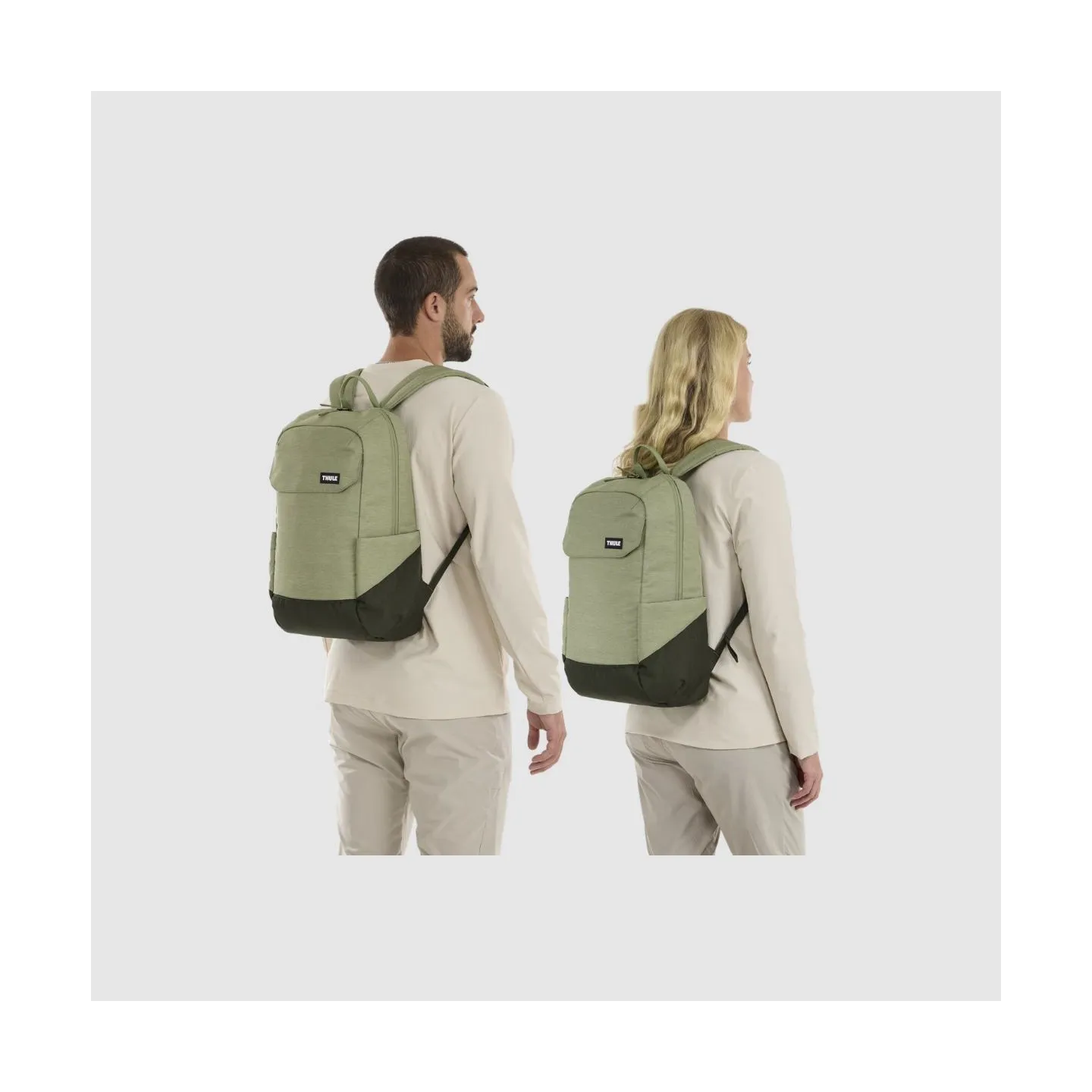 Thule Lithos | Fits up to size 16 " | Backpack | Quiet Green