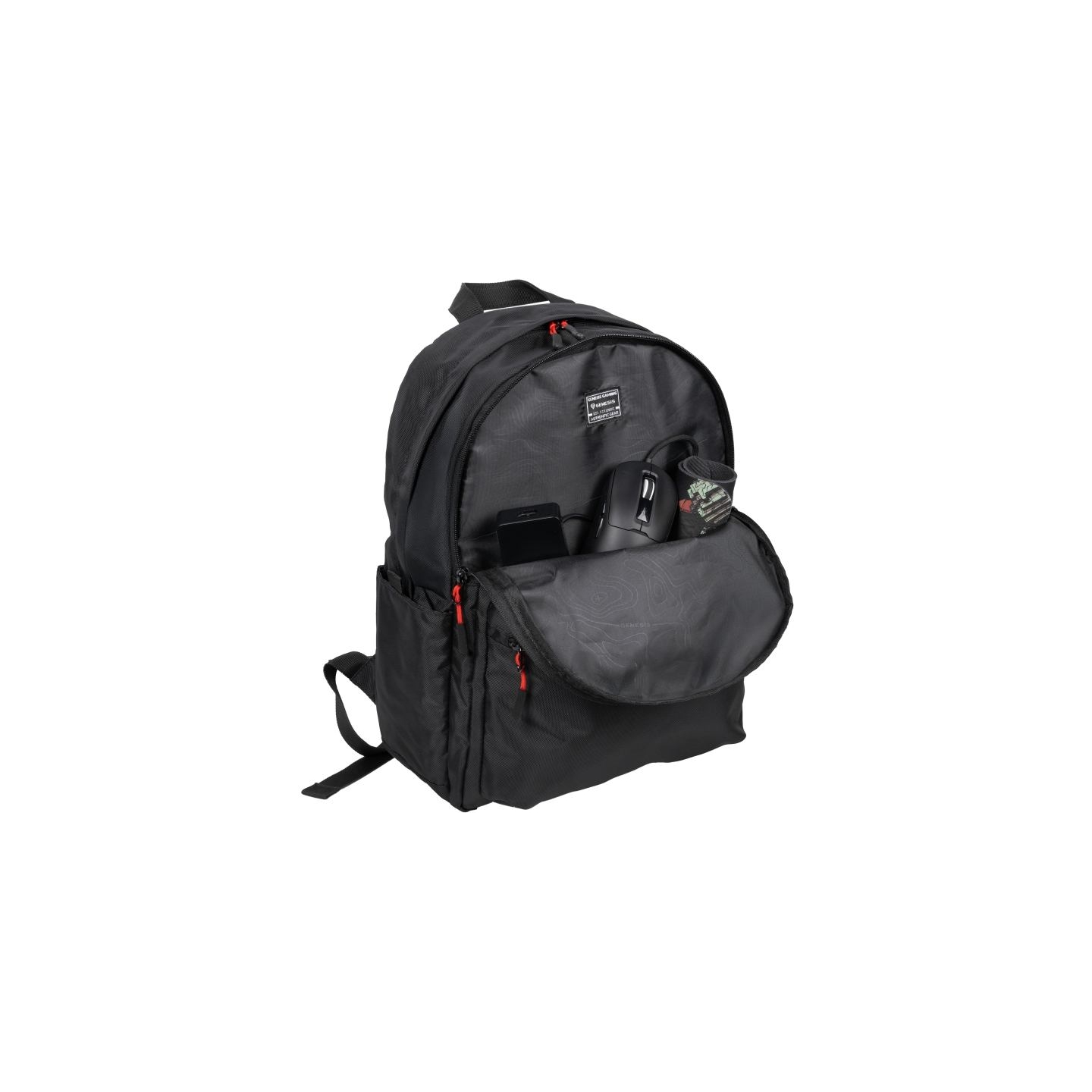 Genesis Pallad 200 | Fits up to size 14.1 " | Backpack | Black | Shoulder strap