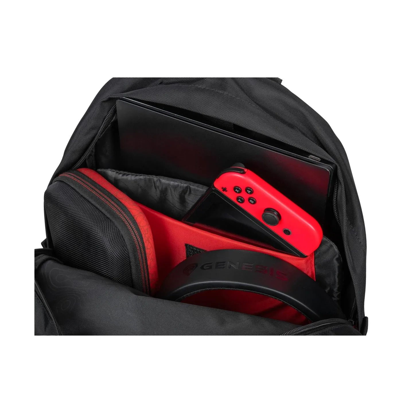 Genesis Pallad 200 | Fits up to size 14.1 " | Backpack | Black | Shoulder strap