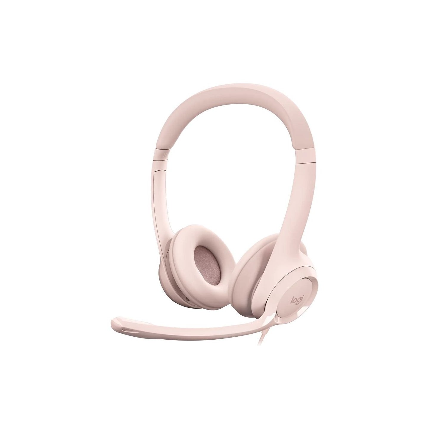 Logitech H390 Corded Headset - ROSE - USB