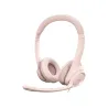 Logitech H390 Corded Headset - ROSE - USB