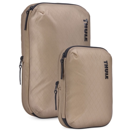 Thule Compression Cube Set, Small/Medium | Packing Cube | Gentle Beige