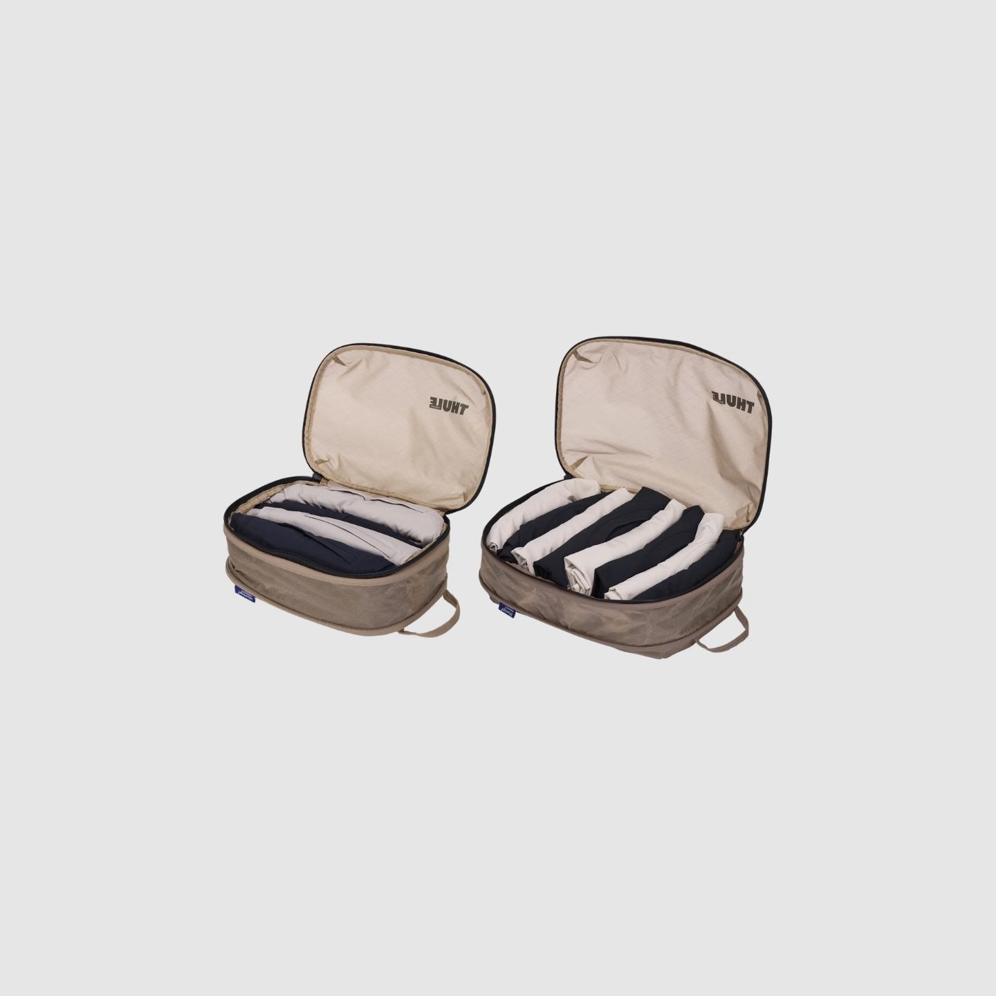 Thule Compression Cube Set, Small/Medium | Packing Cube | Gentle Beige