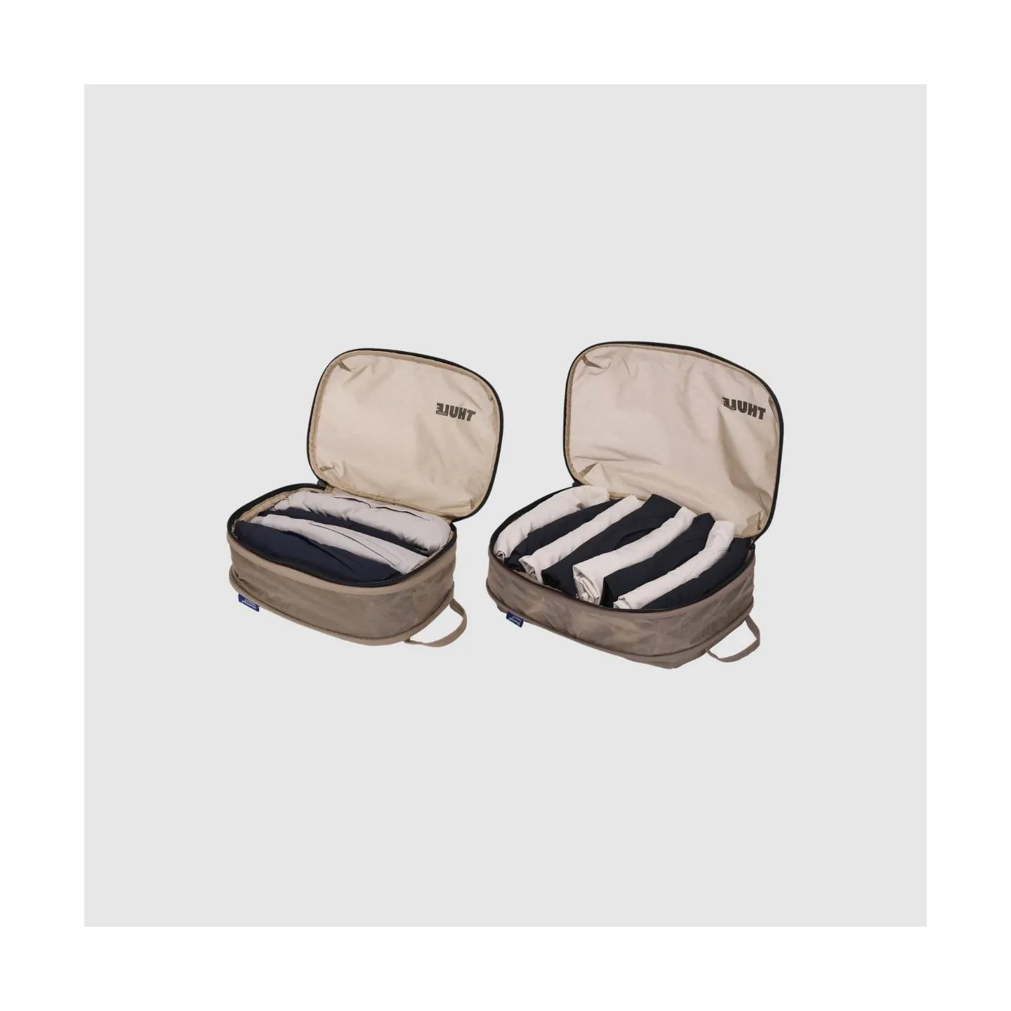 Thule Compression Cube Set, Small/Medium | Packing Cube | Gentle Beige