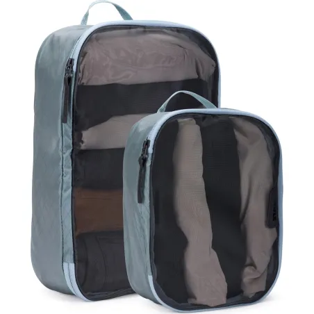 Thule Packing Cube Set, 1x Medium, 1x Small | Packing Cube | Pond Gray