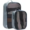 Thule Packing Cube Set, 1x Medium, 1x Small | Packing Cube | Pond Gray