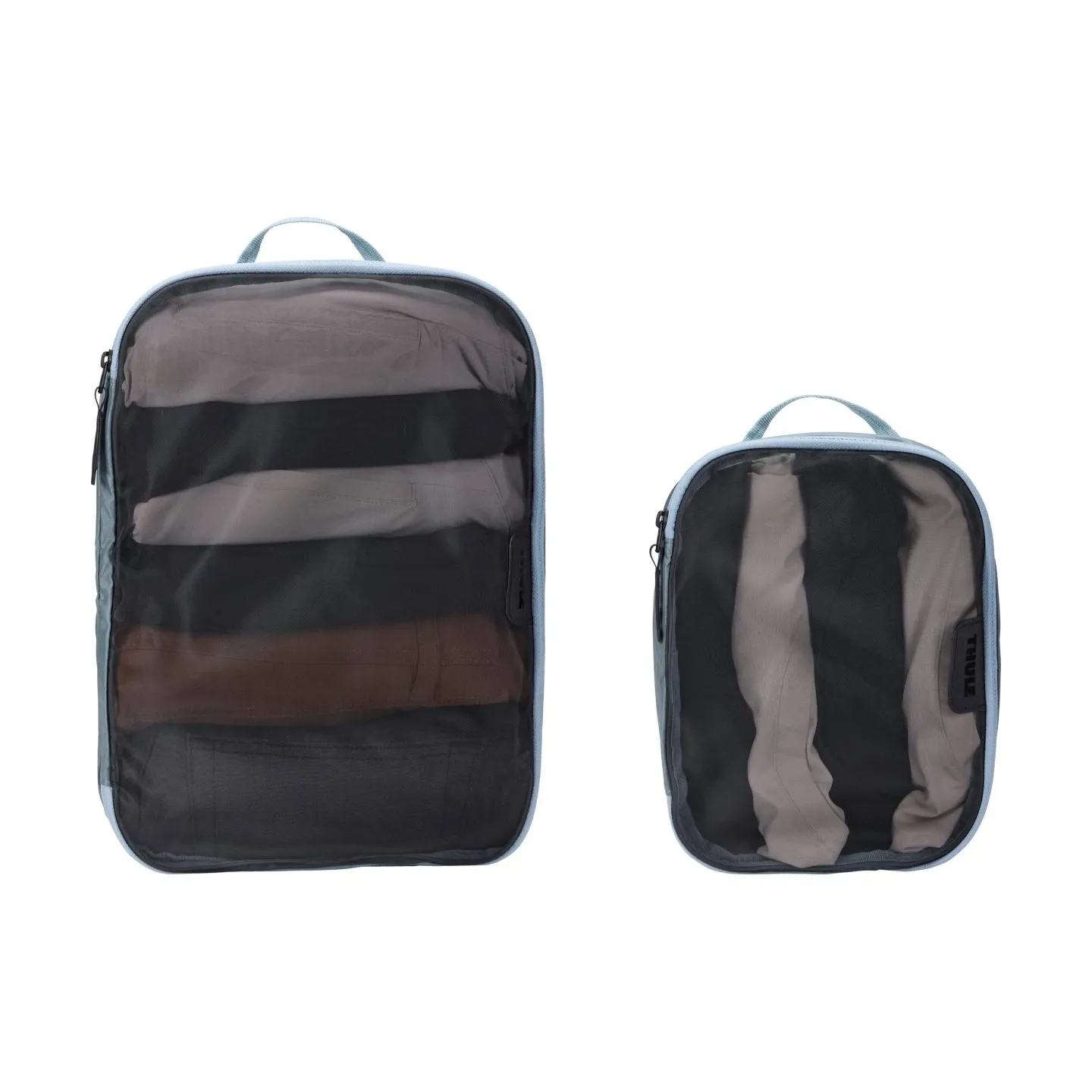 Thule Packing Cube Set, 1x Medium, 1x Small | Packing Cube | Pond Gray