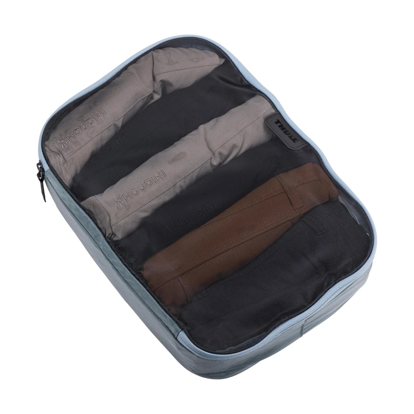 Thule Packing Cube Set, 1x Medium, 1x Small | Packing Cube | Pond Gray