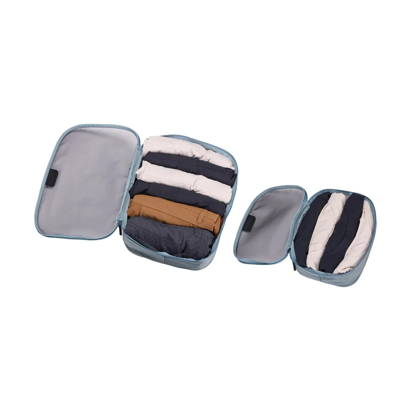 Thule Packing Cube Set, 1x Medium, 1x Small | Packing Cube | Pond Gray