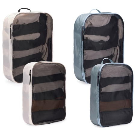 Thule Packing Cube, 2x Large, 2x Medium | Packing Cube | Pond Gray/White