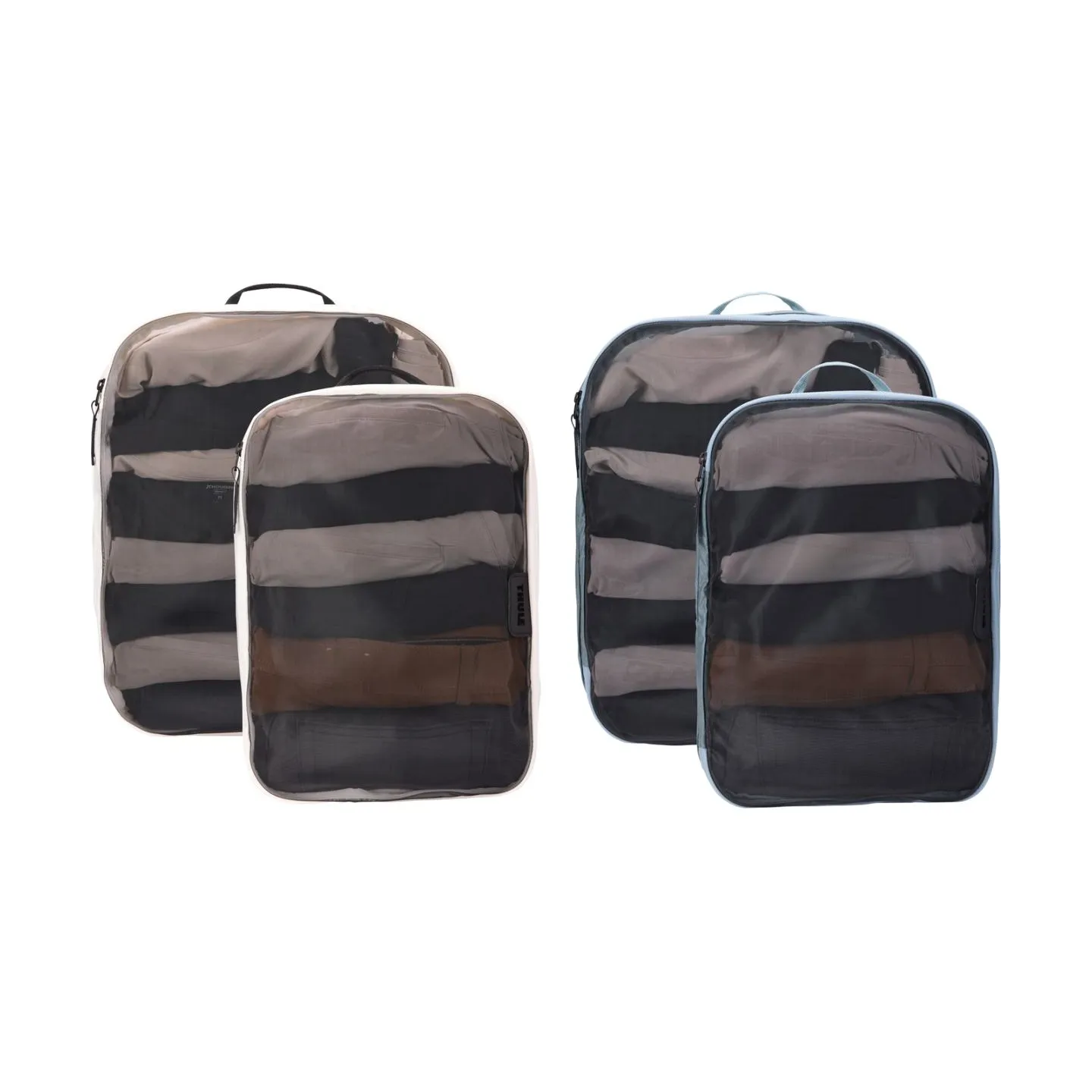 Thule Packing Cube, 2x Large, 2x Medium | Packing Cube | Pond Gray/White
