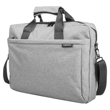 Natec Laptop Bag, Mustela, 15.6", Grey | Natec | Mustela | Fits up to size 15.6 " | Toploading laptop case | Shoulder strap | Gr