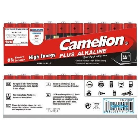 Camelion | LR6-SP10 | AA/LR6 | 2700 mAh | Plus Alkaline | 240 pc(s)