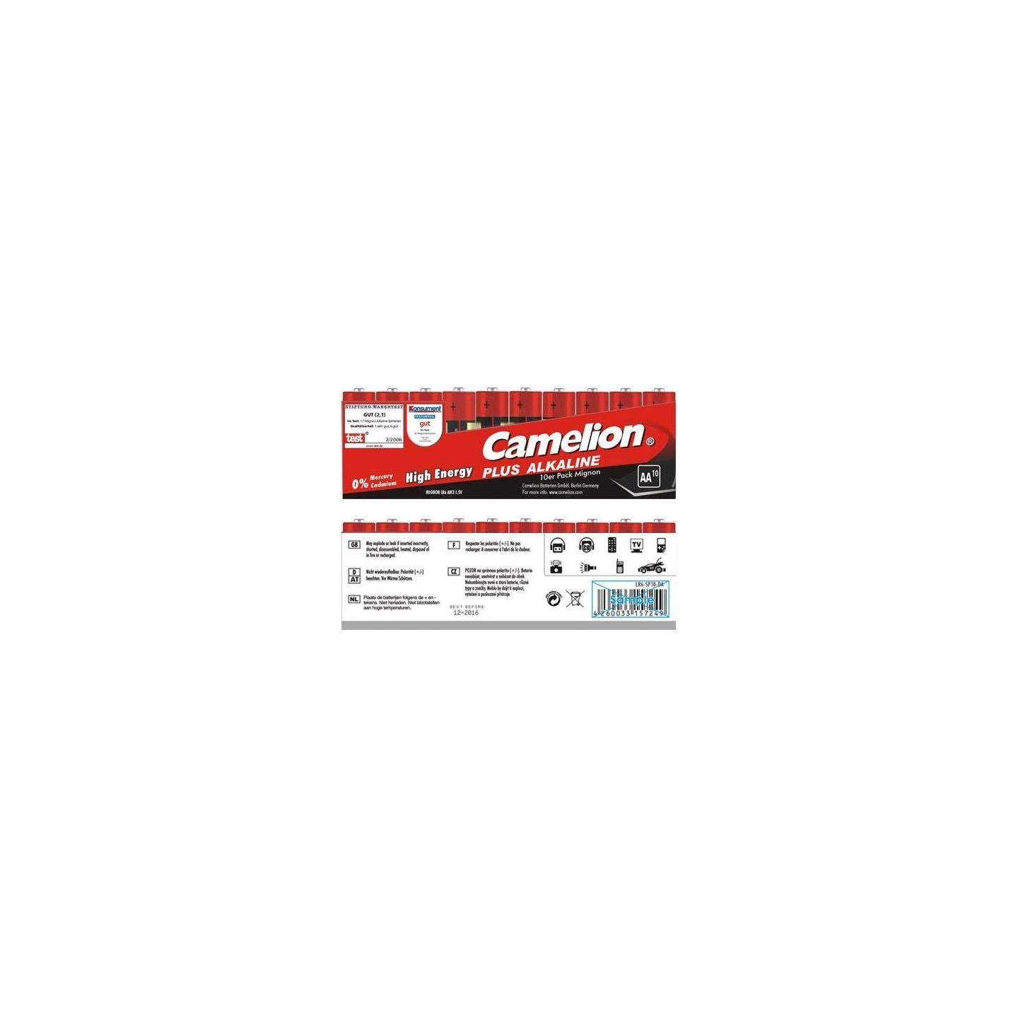 Camelion | LR6-SP10 | AA/LR6 | 2700 mAh | Plus Alkaline | 240 pc(s)