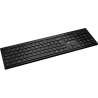 Natec Keyboard, Slim, US, Wiress, Black