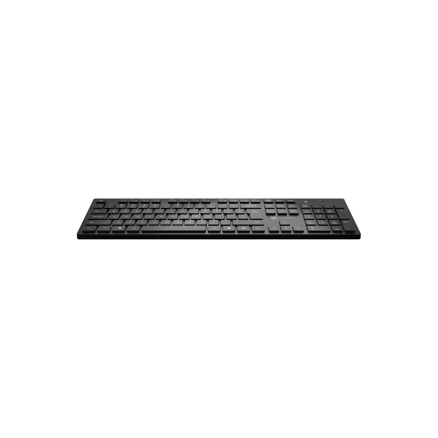 Natec Keyboard, Slim, US, Wiress, Black