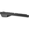 Natec Keyboard, Slim, US, Wiress, Black