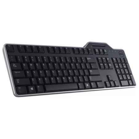 Dell Russian (QWERTY) Dell KB-813 Smartcard Reader USB Keyboard Black / 580-18360