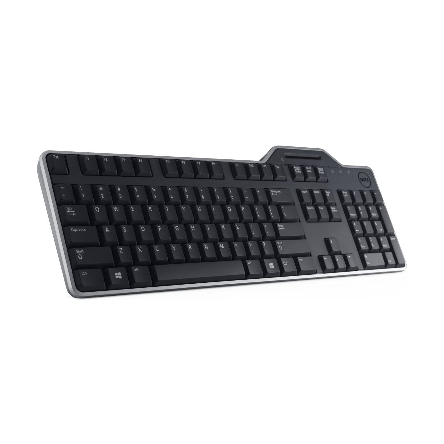 Dell Russian (QWERTY) Dell KB-813 Smartcard Reader USB Keyboard Black / 580-18360