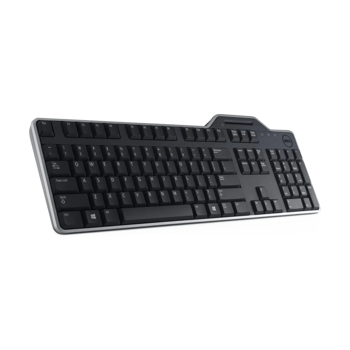 Dell Russian (QWERTY) Dell KB-813 Smartcard Reader USB Keyboard Black / 580-18360