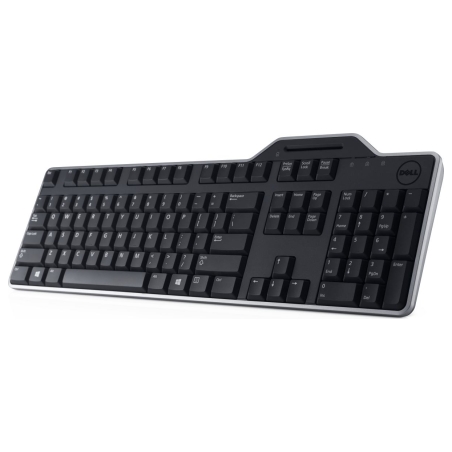 Dell Russian (QWERTY) Dell KB-813 Smartcard Reader USB Keyboard Black / 580-18360
