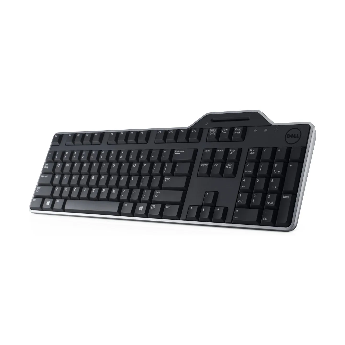 Dell Russian (QWERTY) Dell KB-813 Smartcard Reader USB Keyboard Black / 580-18360
