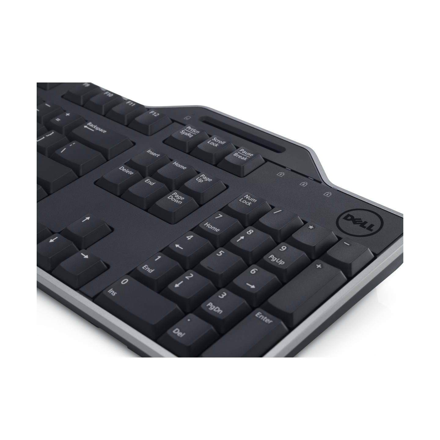 Dell Russian (QWERTY) Dell KB-813 Smartcard Reader USB Keyboard Black / 580-18360
