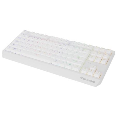 Genesis | THOR 230 | Mechanical Gaming Keyboard | Wireless | US | Outemu Red | White