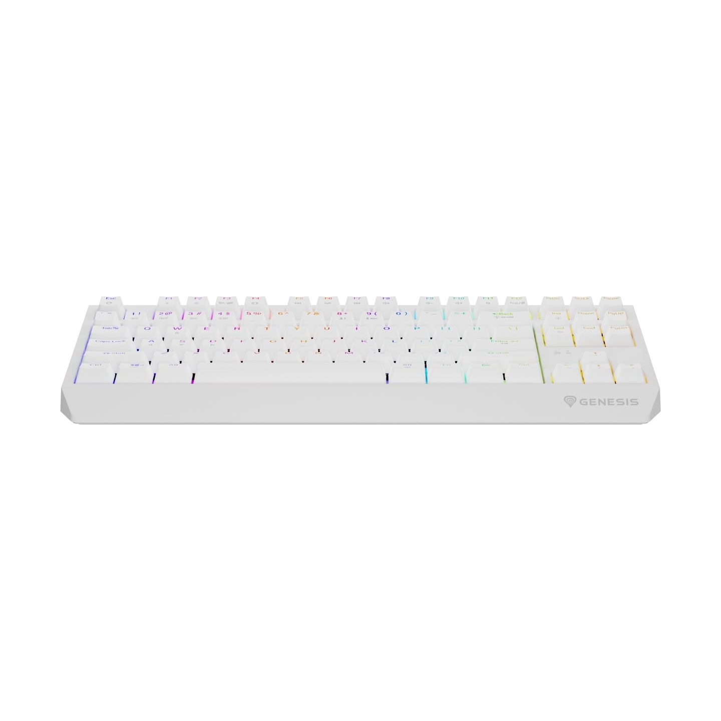 Genesis | THOR 230 | Mechanical Gaming Keyboard | Wireless | US | Outemu Red | White