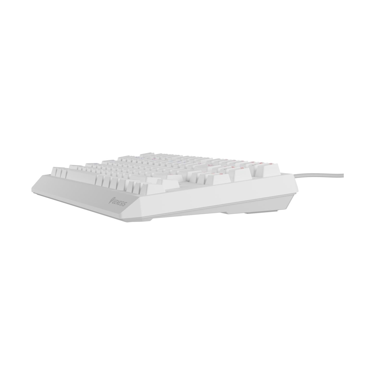 Genesis | THOR 230 | Mechanical Gaming Keyboard | Wireless | US | Outemu Red | White
