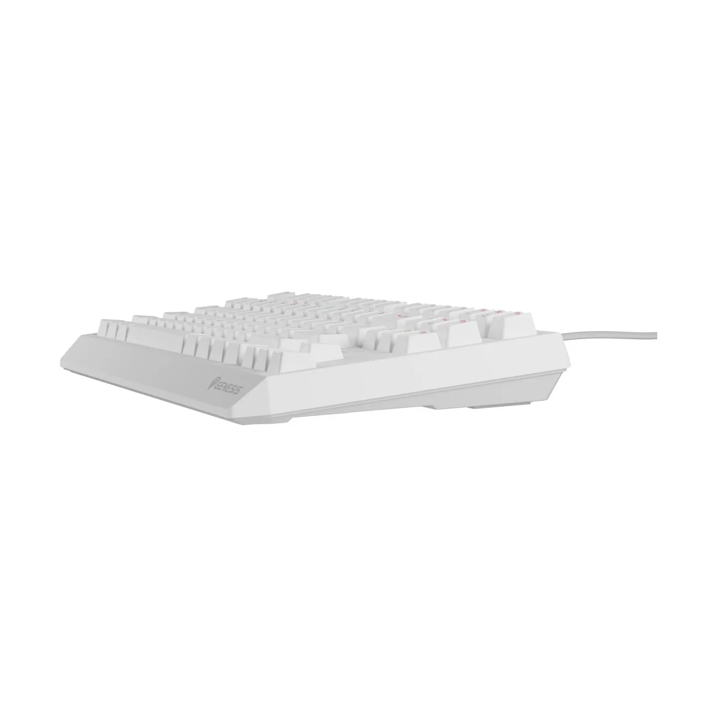 Genesis | THOR 230 | Mechanical Gaming Keyboard | Wireless | US | Outemu Red | White