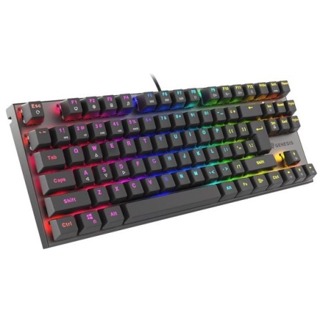 Genesis | THOR 303 TKL | Gaming Keyboard | Wired | Mechanical | RGB LED light | US | Replaceable "HOT SWAP" Switches