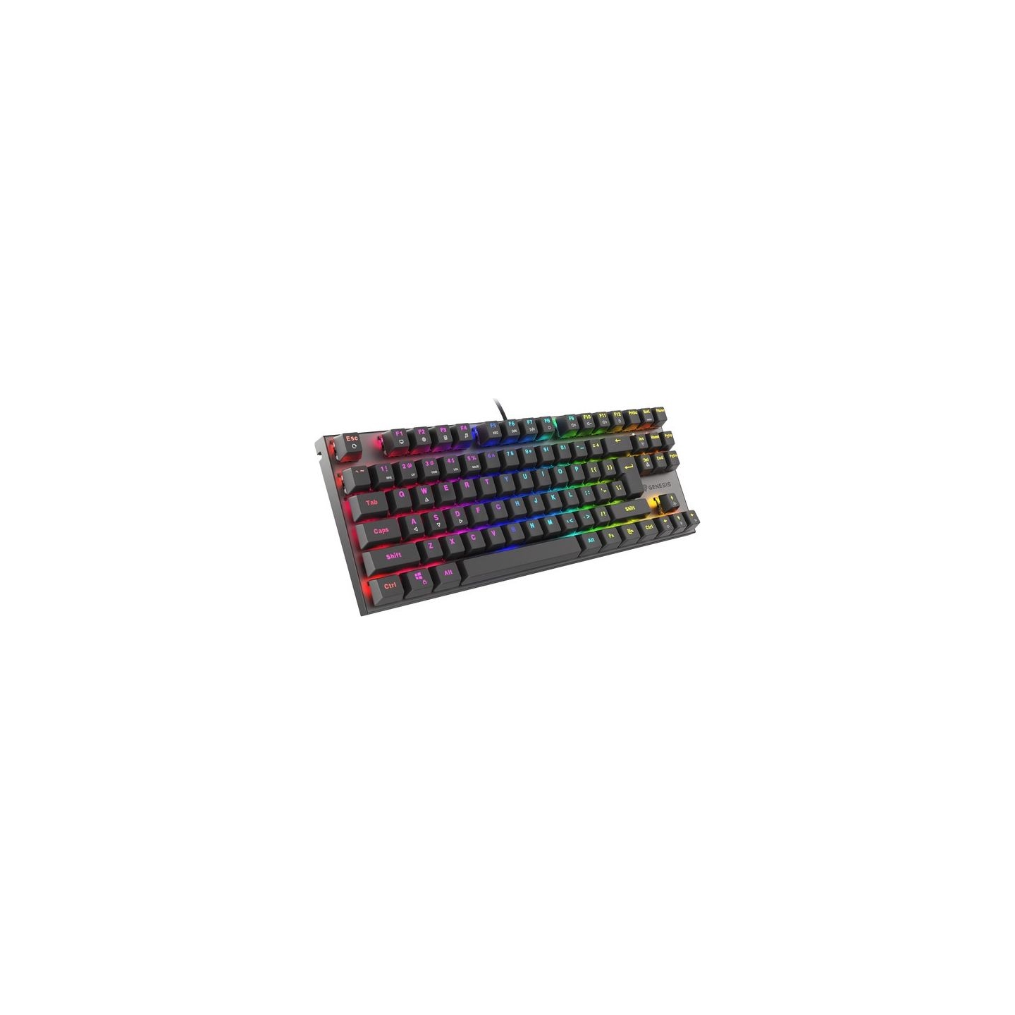 Genesis | THOR 303 TKL | Gaming Keyboard | Wired | Mechanical | RGB LED light | US | Replaceable "HOT SWAP" Switches