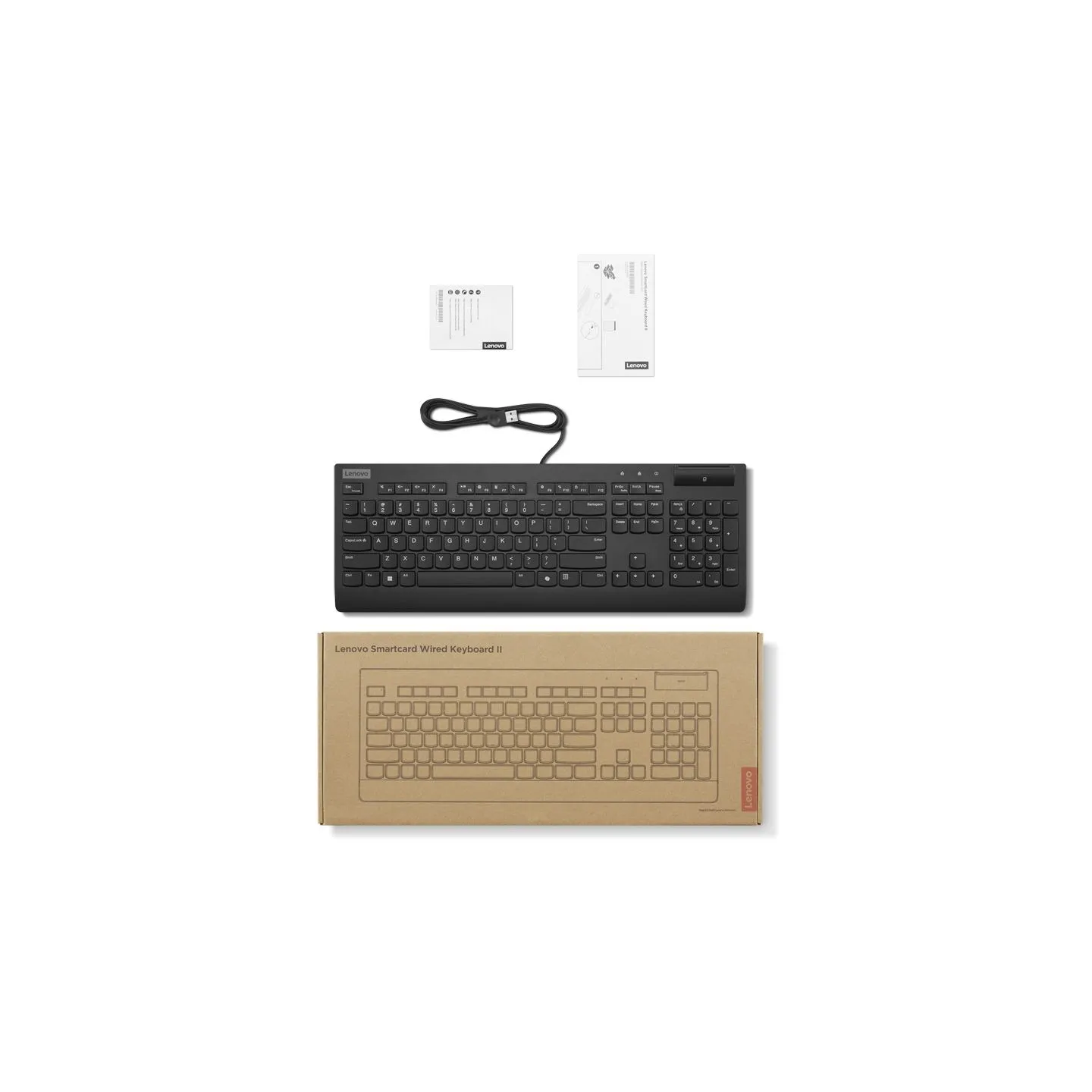 Lenovo SMARTCARD WIRED KEYBOARD II AI - ESTONIAN
