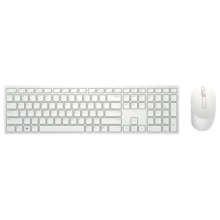 Dell | Keyboard and Mouse | KM5221W Pro | Keyboard and Mouse Set | Wireless | Mouse included | Russian | White