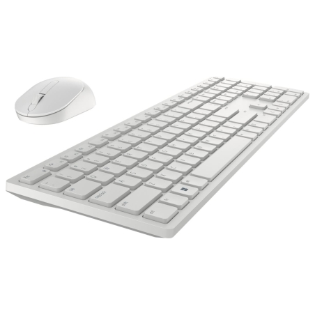 Dell | Keyboard and Mouse | KM5221W Pro | Keyboard and Mouse Set | Wireless | Mouse included | Russian | White